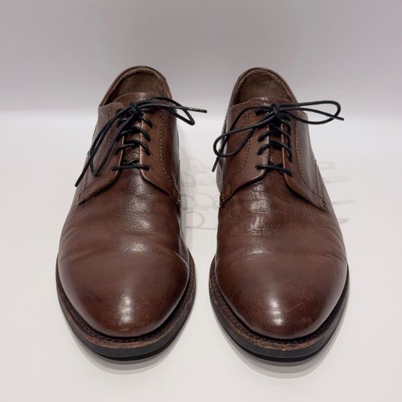 FRYE Corey Men’s Dark Brown Leather Plain Toe Oxford Shoes Size 11M main image 6